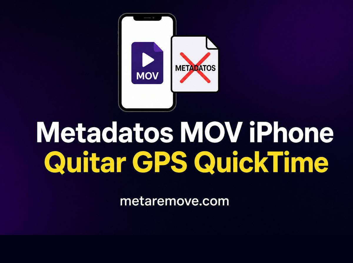 Eliminando metadatos de ubicación QuickTime de un video MOV de iPhone