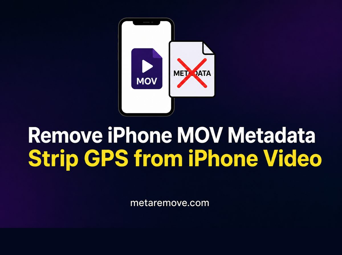 Removing QuickTime location metadata from an iPhone MOV video