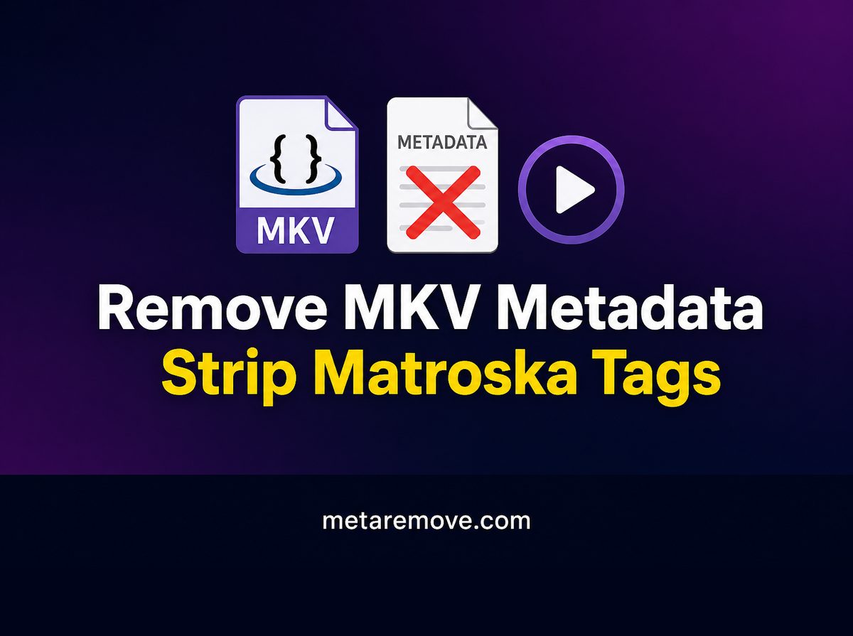 Stripping Matroska metadata tags from an MKV video file
