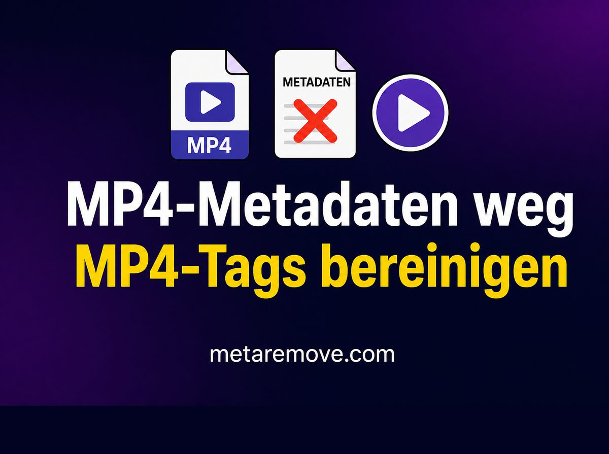 Metadaten-Tags aus einer MP4-Videodatei entfernen