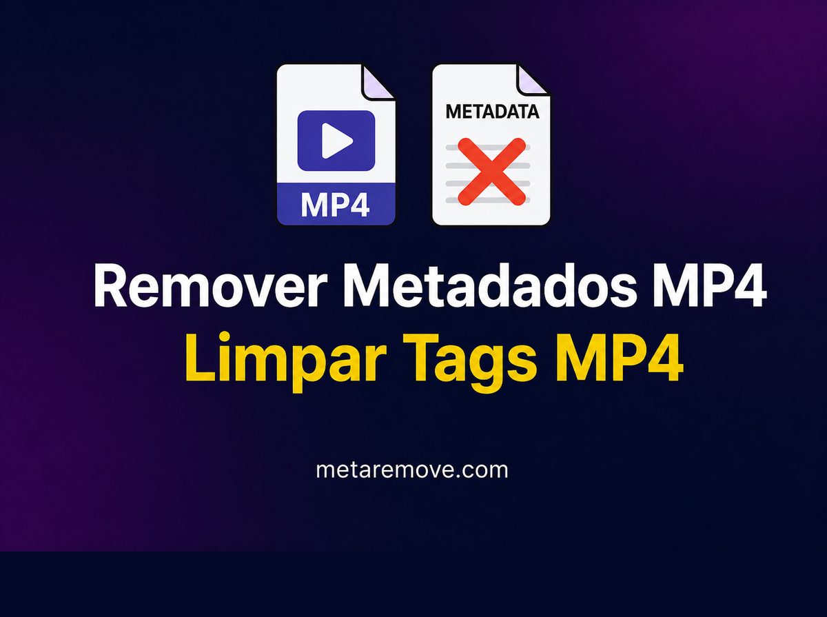 Removendo tags de metadados de um arquivo de vídeo MP4
