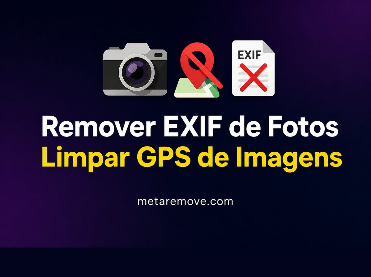 Removendo metadados EXIF GPS de uma foto
