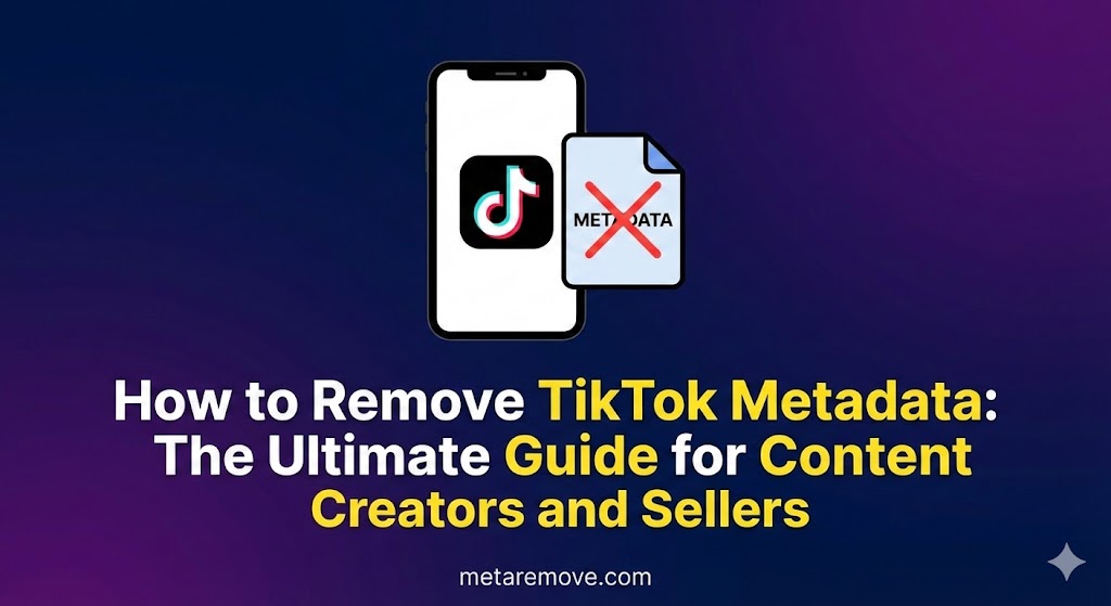 Content creator editing TikTok video metadata for better reach