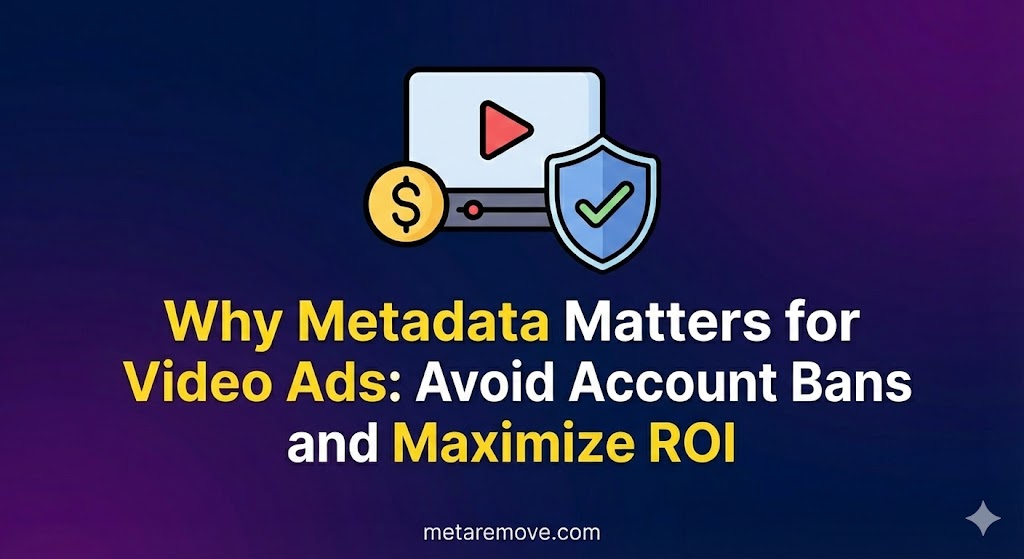 Digital marketer analyzing video ad performance metrics
